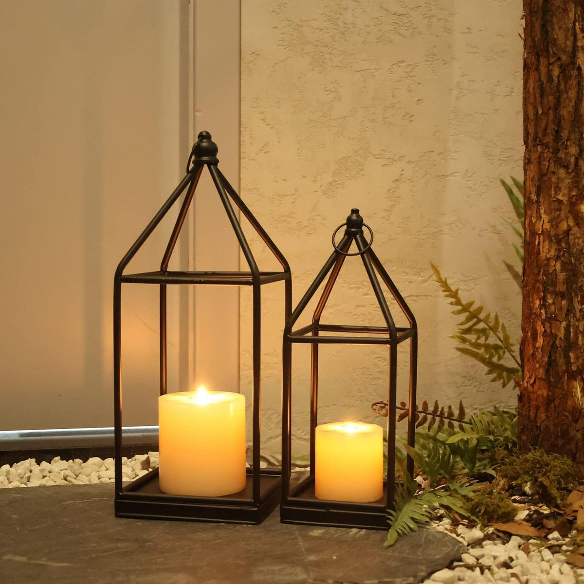 DECORKEY Farol Decorativo de Lujo para Exteriores e Interiores, Jue...