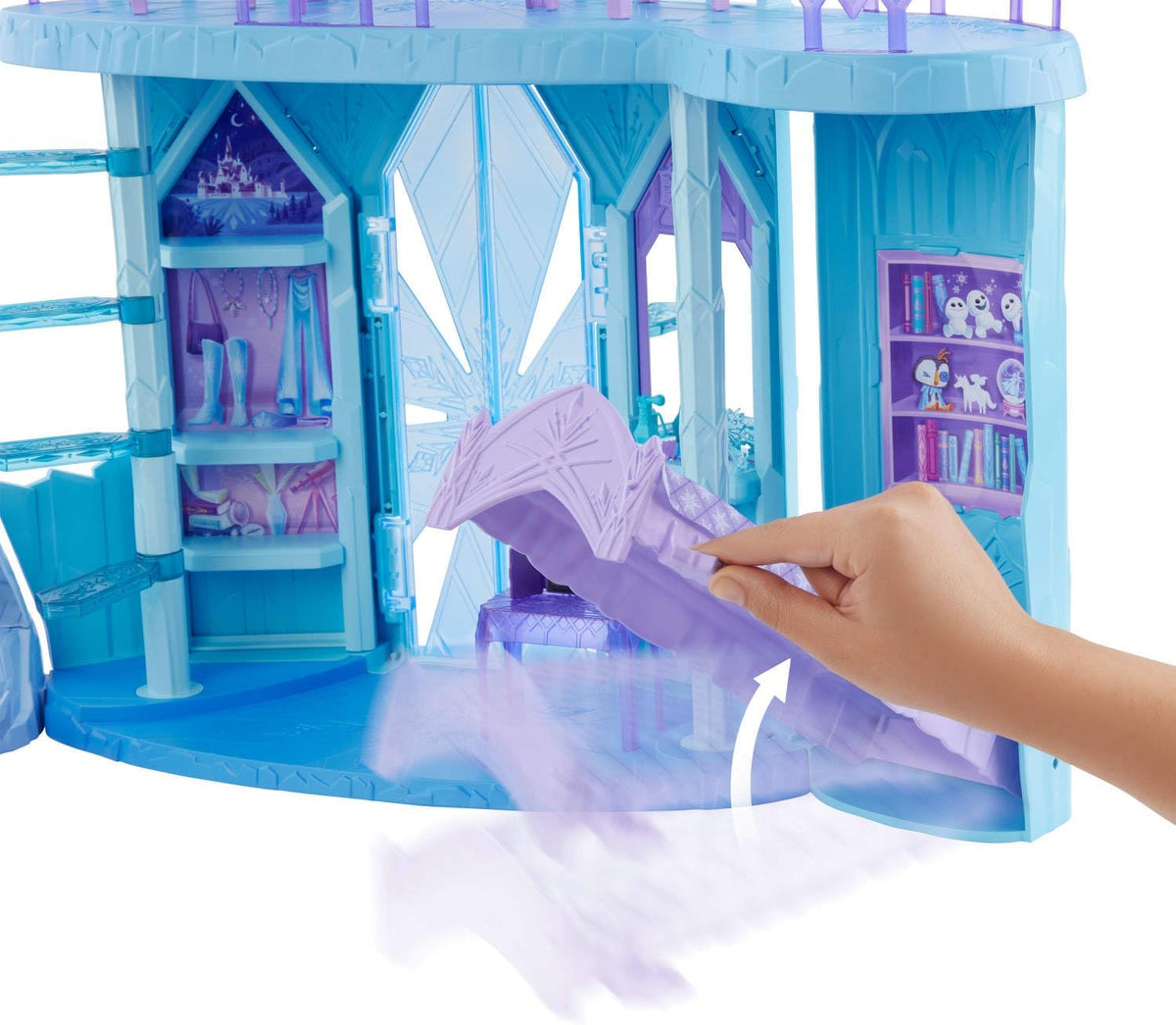 Mattel Disney Frozen Palacio de hielo de Elsa con figura de Olaf, 5...