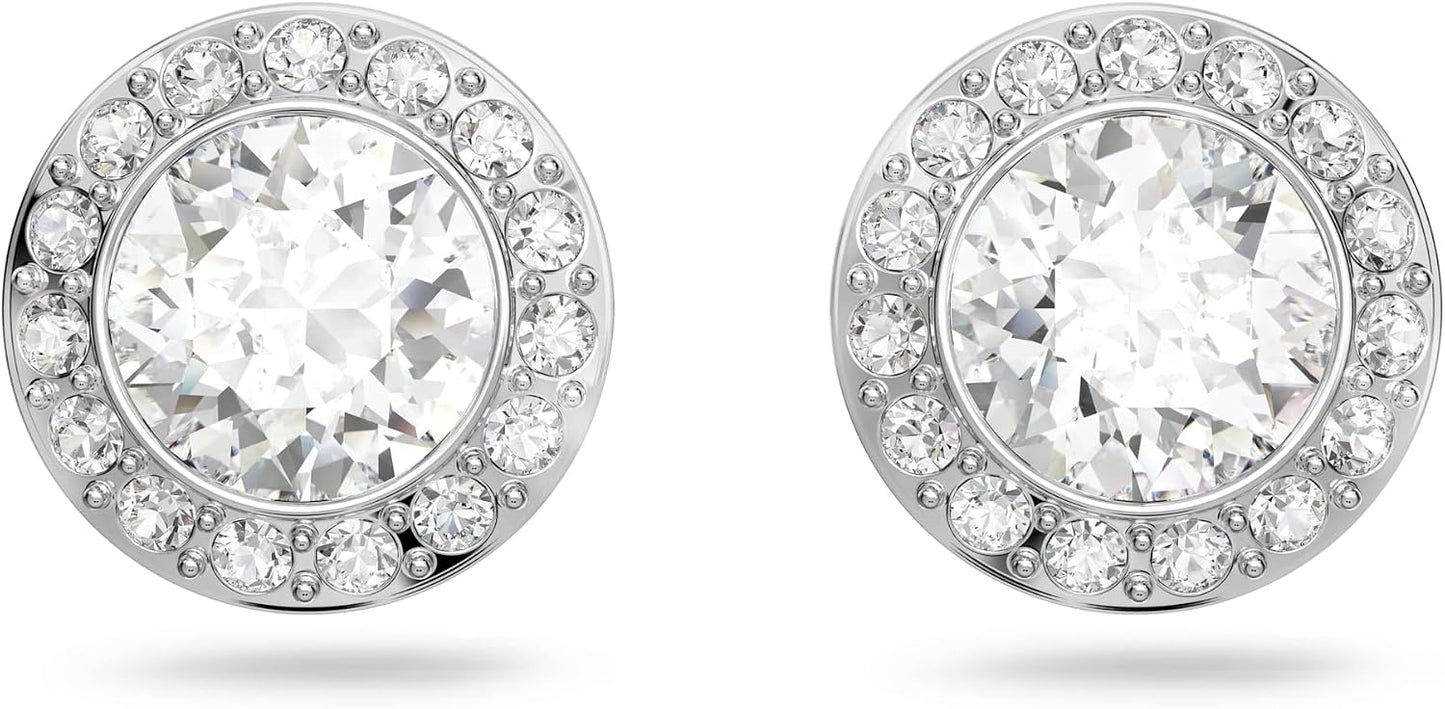 Colección de Pendientes de Botón de Cristal Angelical Una de Swarovski