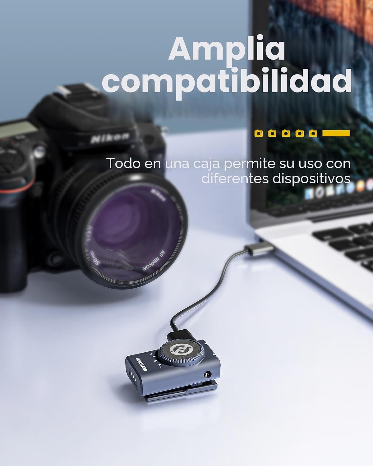 Micrófono inalámbrico Hollyland Lark M2 para iPhone\/cámara\/Androi...