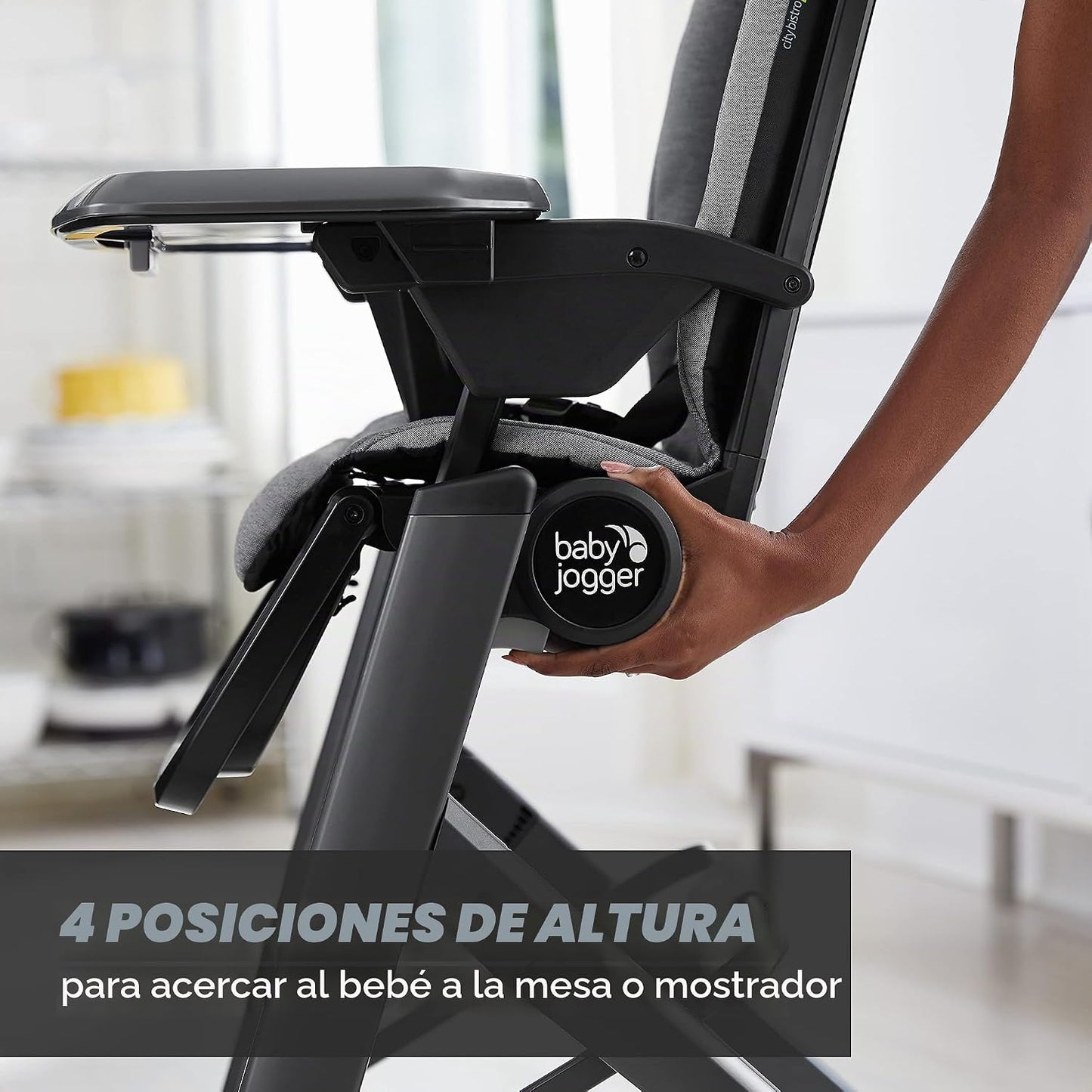 Baby Jogger City Bistro - Silla alta, color grafito