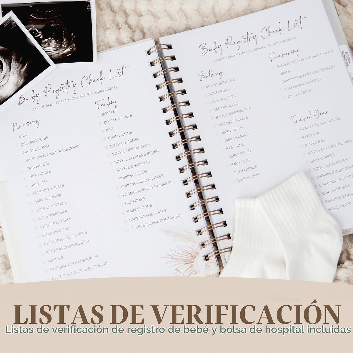 Diario de embarazo para madres primerizas y madres experimentadas,...