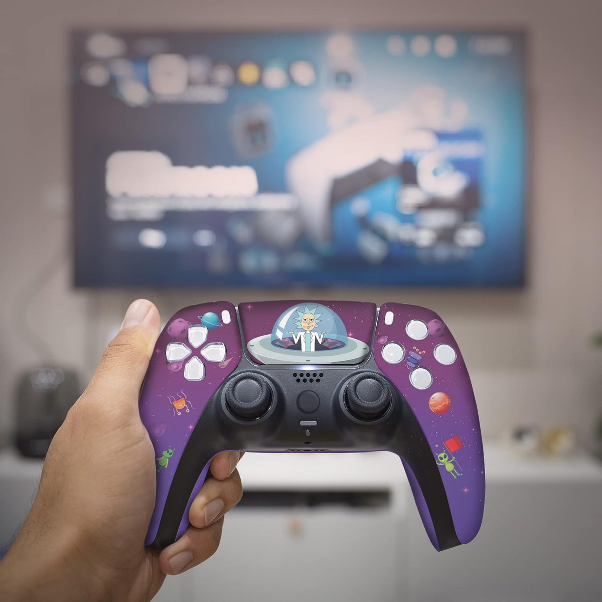 Riccky - Mortty Controlador PS-5 personalizado inalámbrico compatib...
