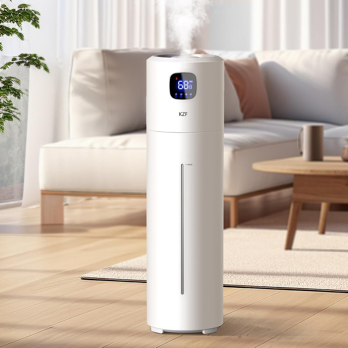 KZF Humidificador grande para dormitorio | Función de llenado super...