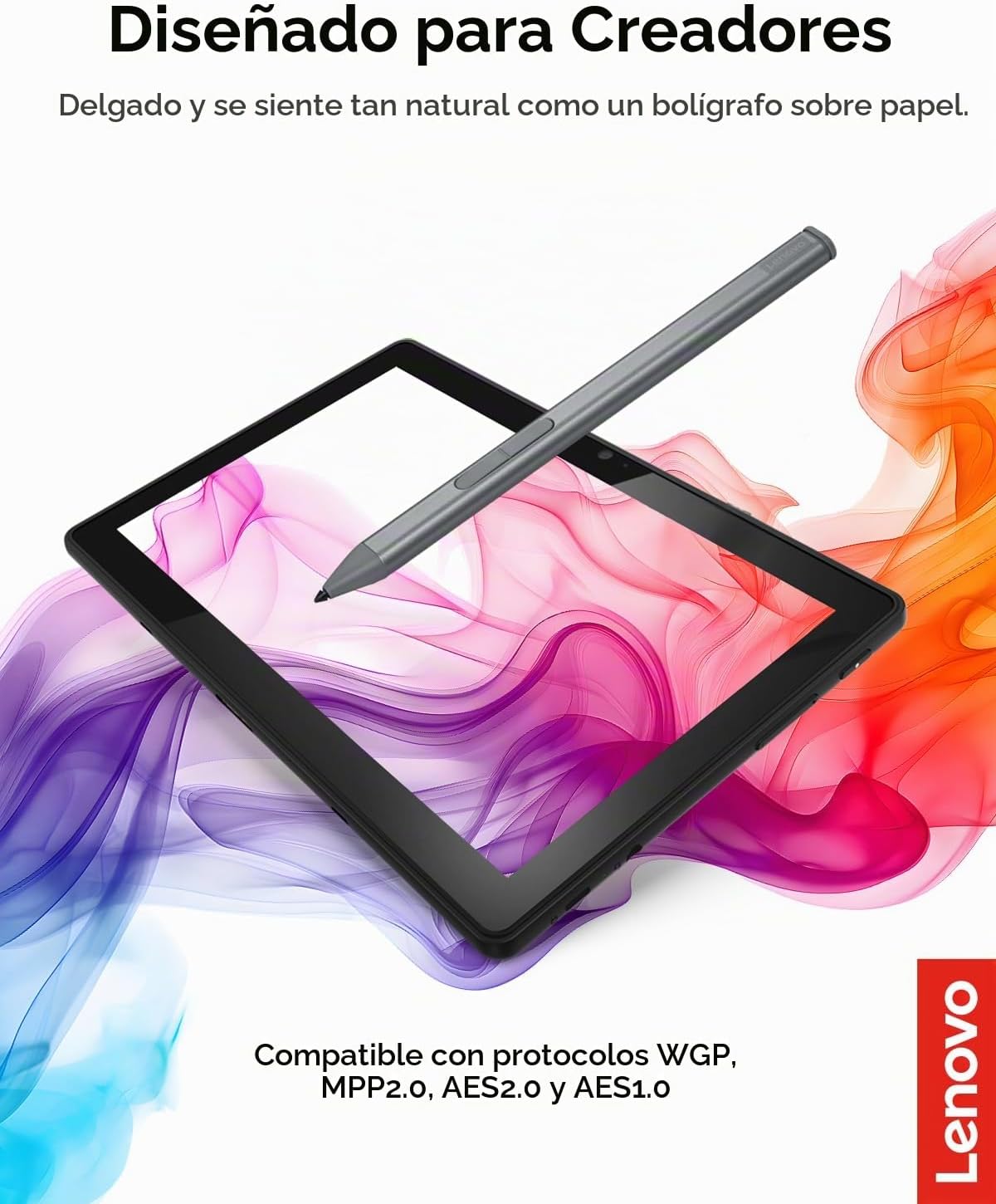 Lenovo Slim Pen \u2013 Lápiz óptico magnético de precisión para por...