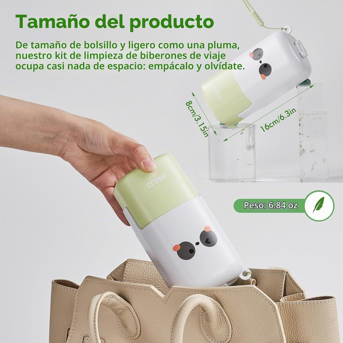 Juego de cepillos para biberones \u2013 Kit limpiador de biberones...