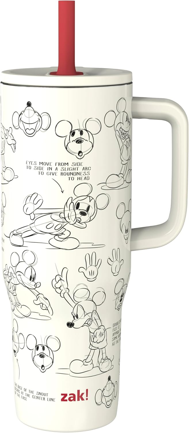 Zak Designs Disney Sutton Taza de viaje para llevar contigo, de 30...