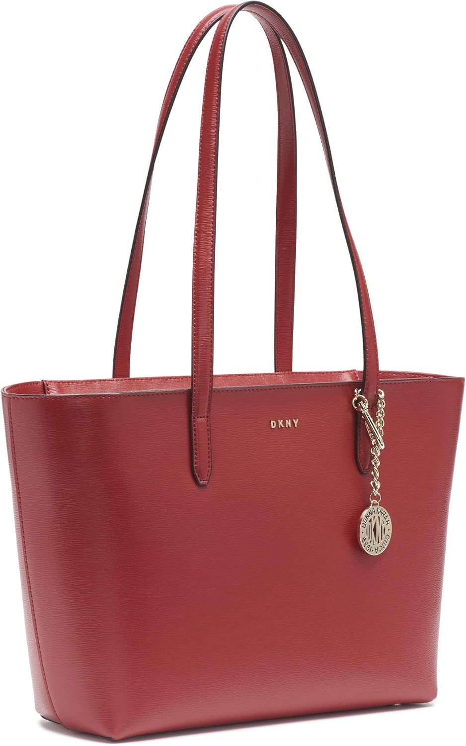 DKNY - Bolso de mano mediano de cuero para mujer Bryant | 15,2 pulg...