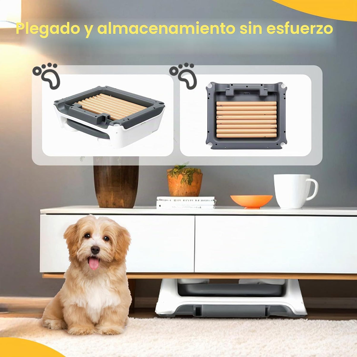 JOYMOR Silla Alta 5 en 1 para Bebés y Niños Pequeños, Silla Alta Po...