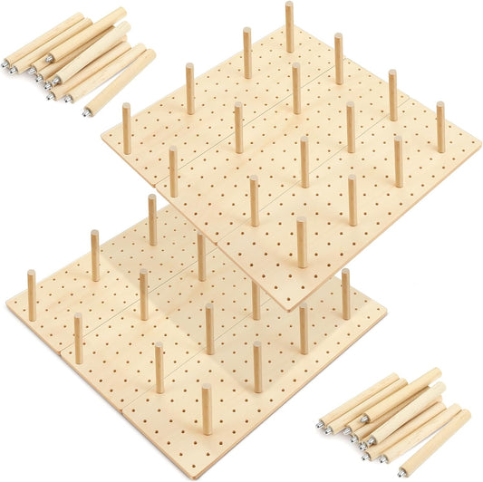 Kigley Organizador de cajones de madera de 6 piezas, color madera,...