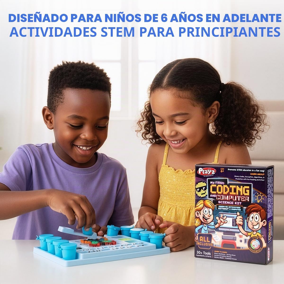 Kit de ciencia My First Coding &amp; Computer Science Kit, de Playz...