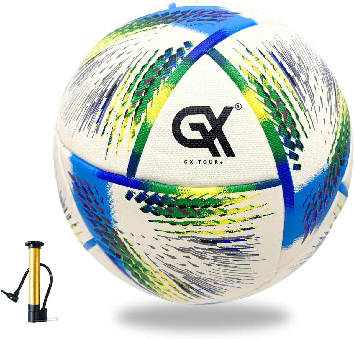 GX TOUR+ Balón de fútbol de poliuretano termoadherido tamaño 5 \u20...