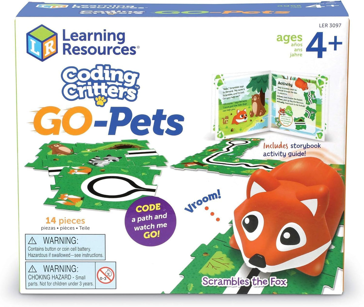 Learning Resources Coding Critters Go Pets Scrambles the Fox - Jugu...
