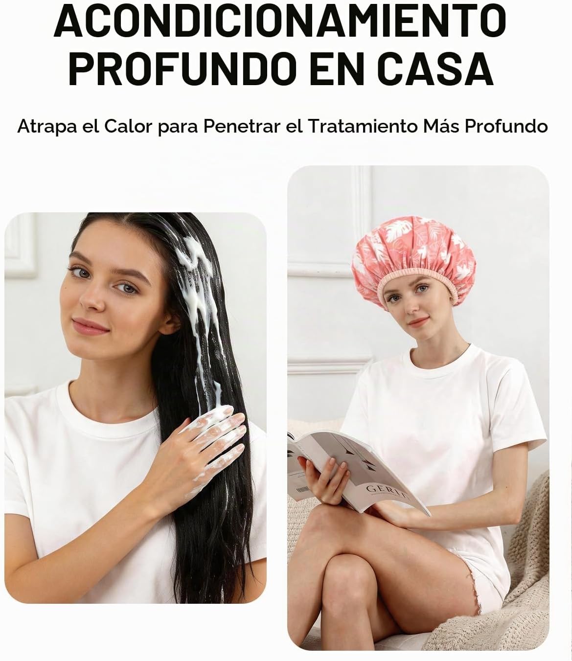 YIZIJIZI 2 tapas térmicas para el cabello de acondicionamiento prof...