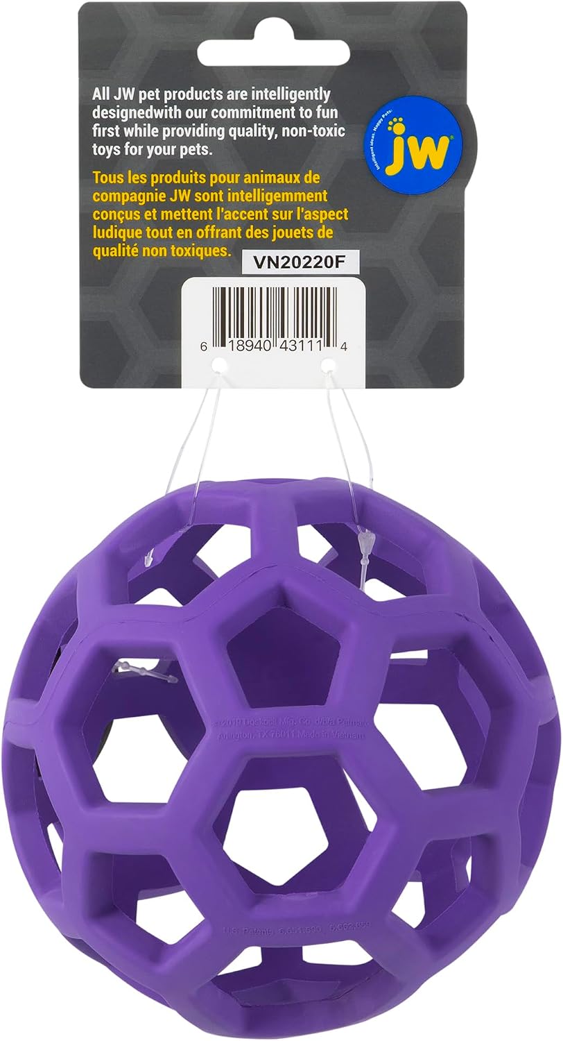 JW Pet Hol-ee Roller - Bola de rompecabezas de juguete para perros,...
