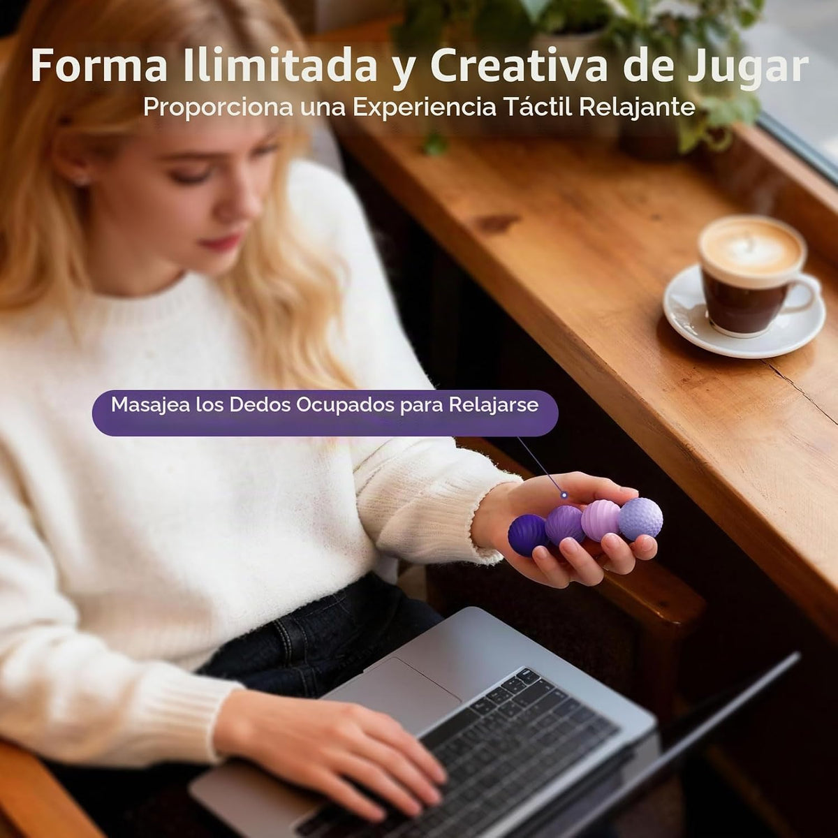 Bomeiyi Bolas magnéticas de silicona para adultos y adolescentes, j...