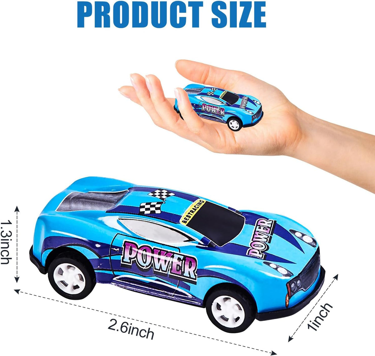 ZHFUYS 36 autos de juguete de metal con retroceso para niños, autos...