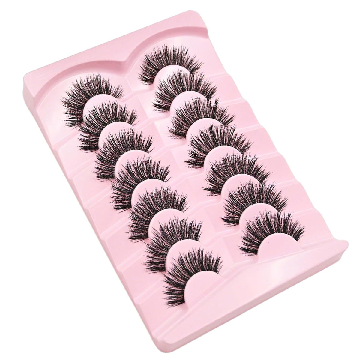 Onlyall Pestañas postizas naturales pestañas postizas finas 7 pares...