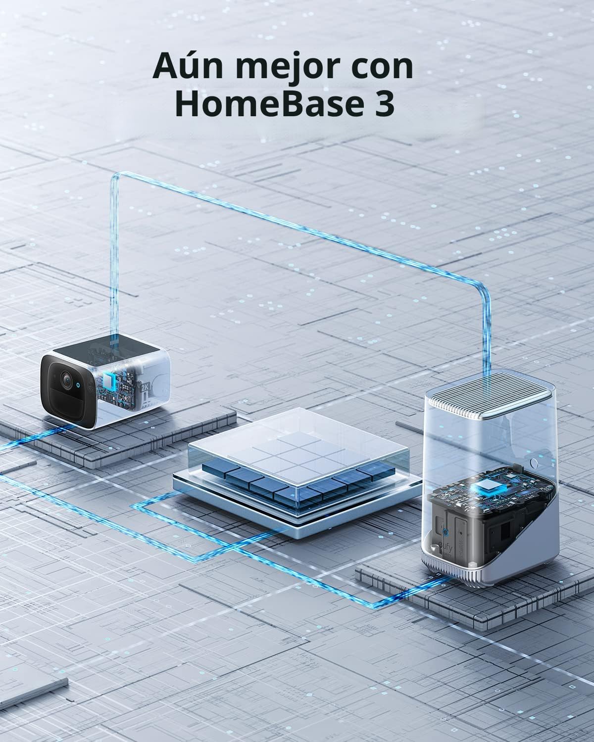 eufy Security SoloCam S220, cámara de seguridad solar, cámara inalá...