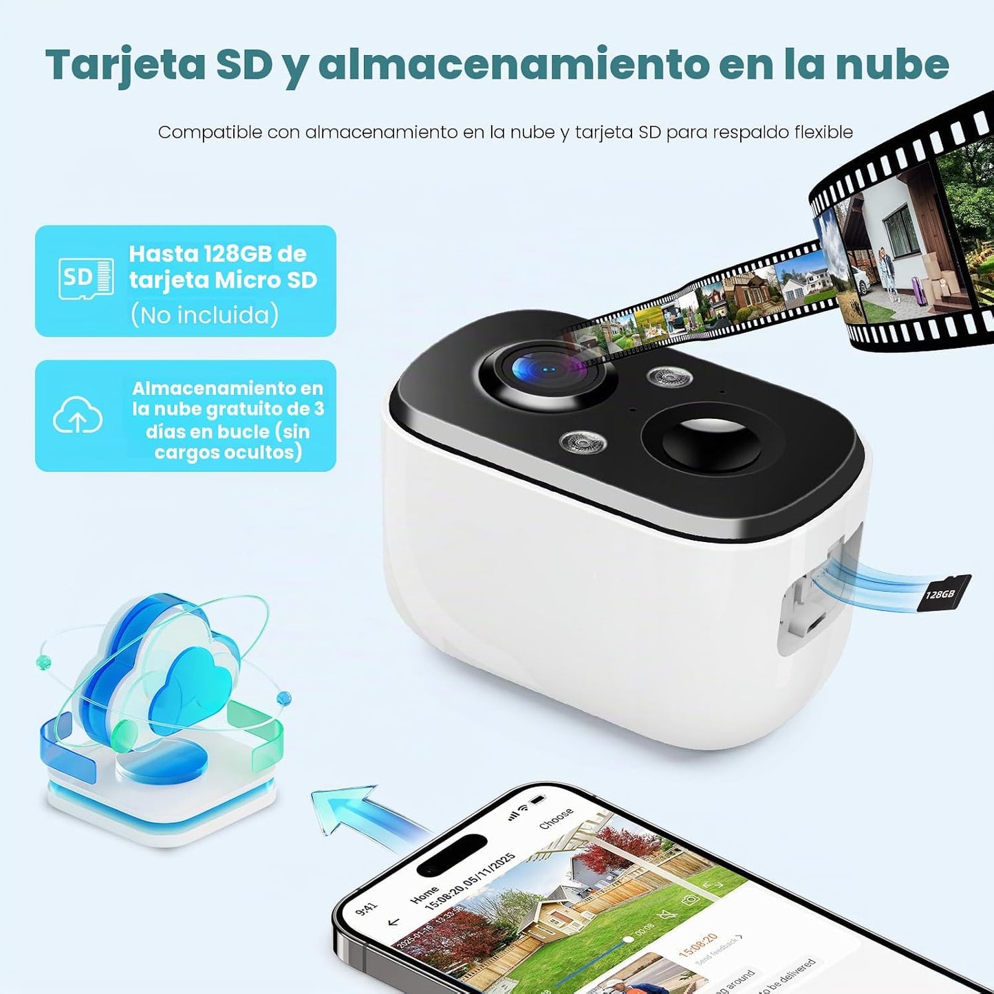 Techage Cámaras de seguridad inalámbricas para exteriores, cámaras...
