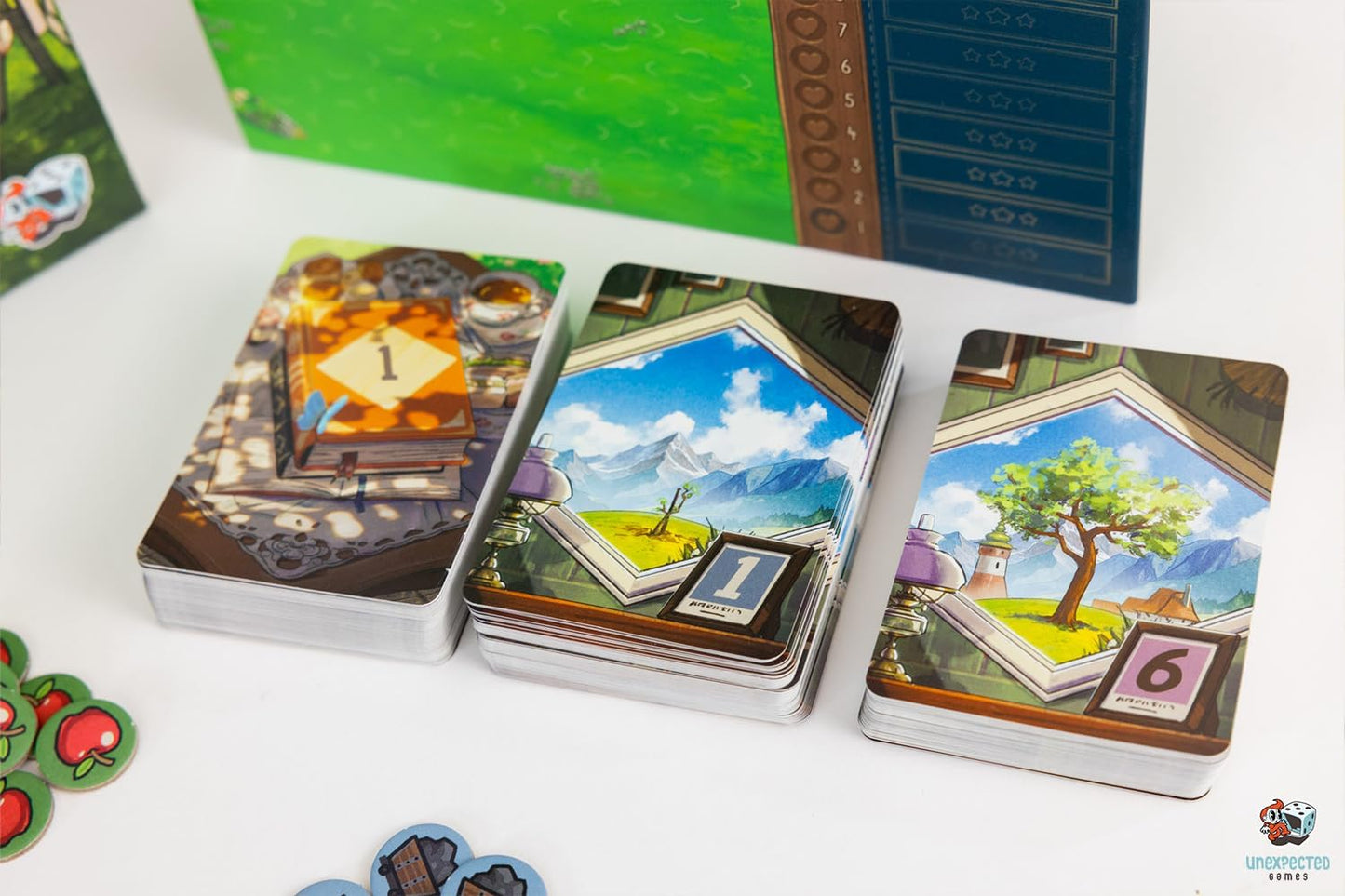 Asmodee Cosy Stickerville Juego de mesa | Juego de estrategia narra...