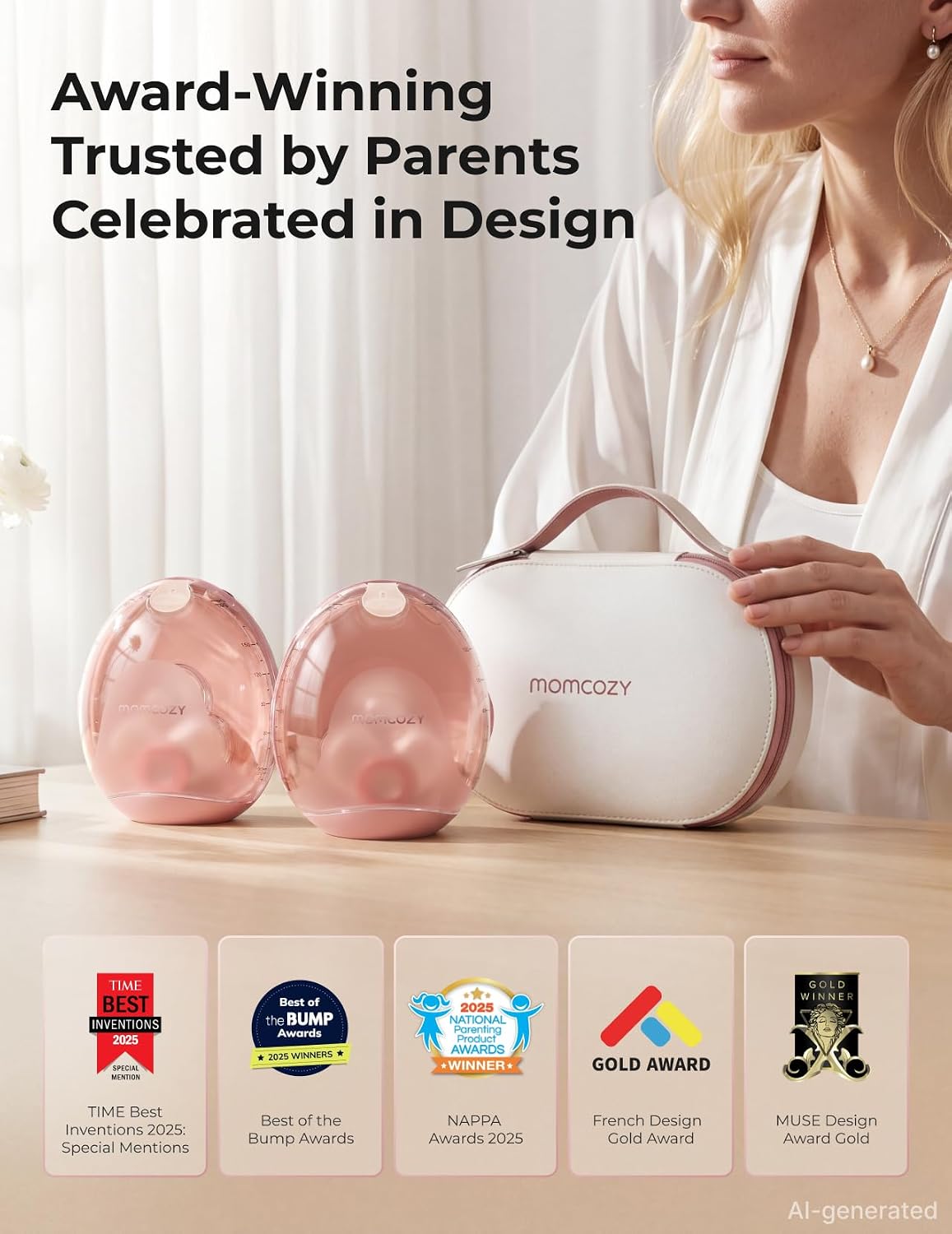 Momcozy KleanPal Pro Lava biberones y extractor de leche portátil A...