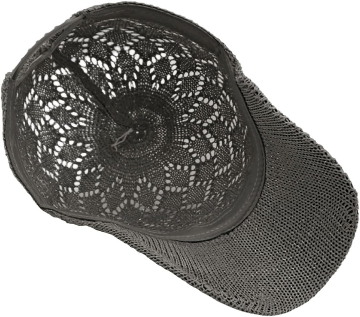 FASHIXD Gorra de béisbol de malla tejida de verano para mujer, somb...