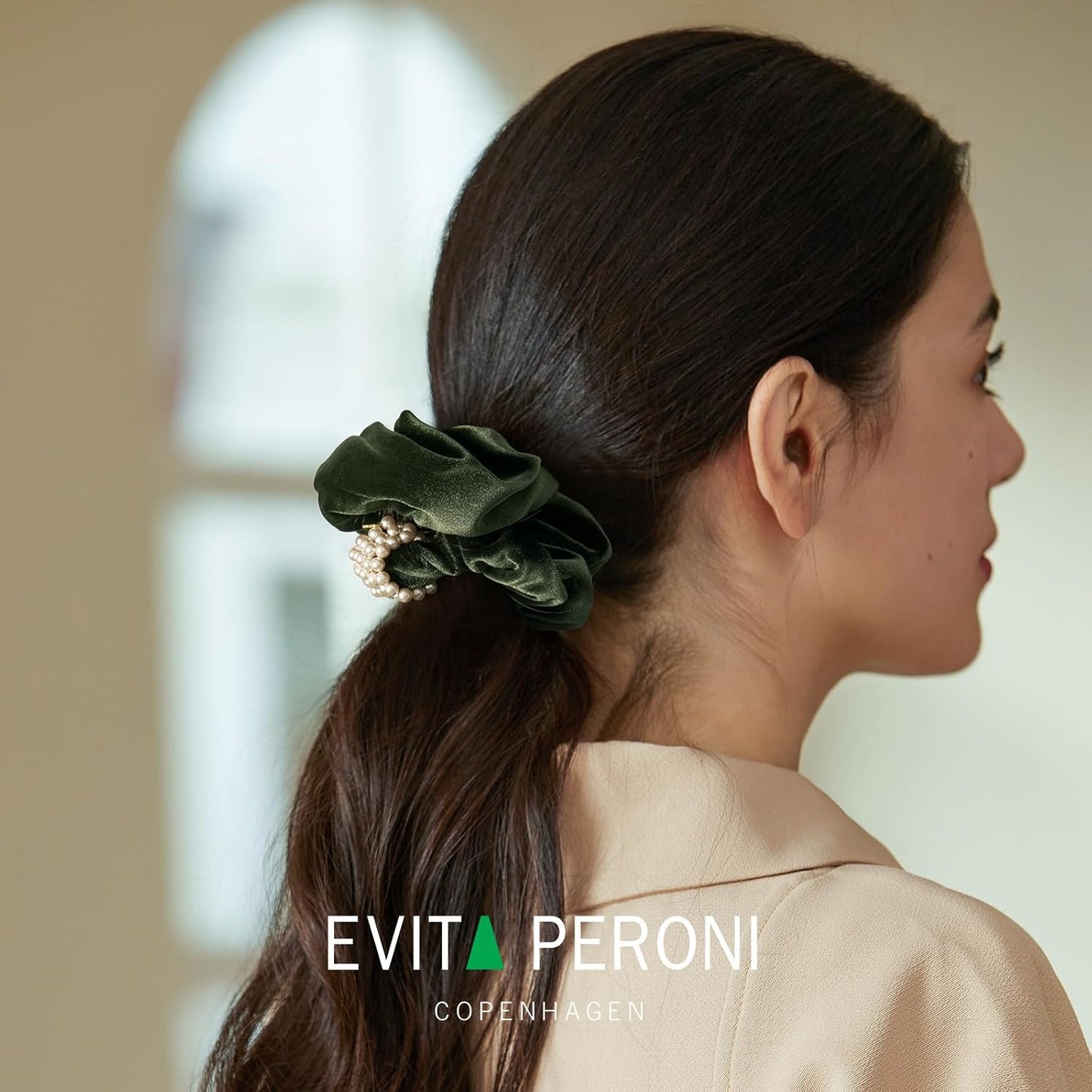 EVITA PERONI Coleteros para el cabello para mujeres, coleteros de t...