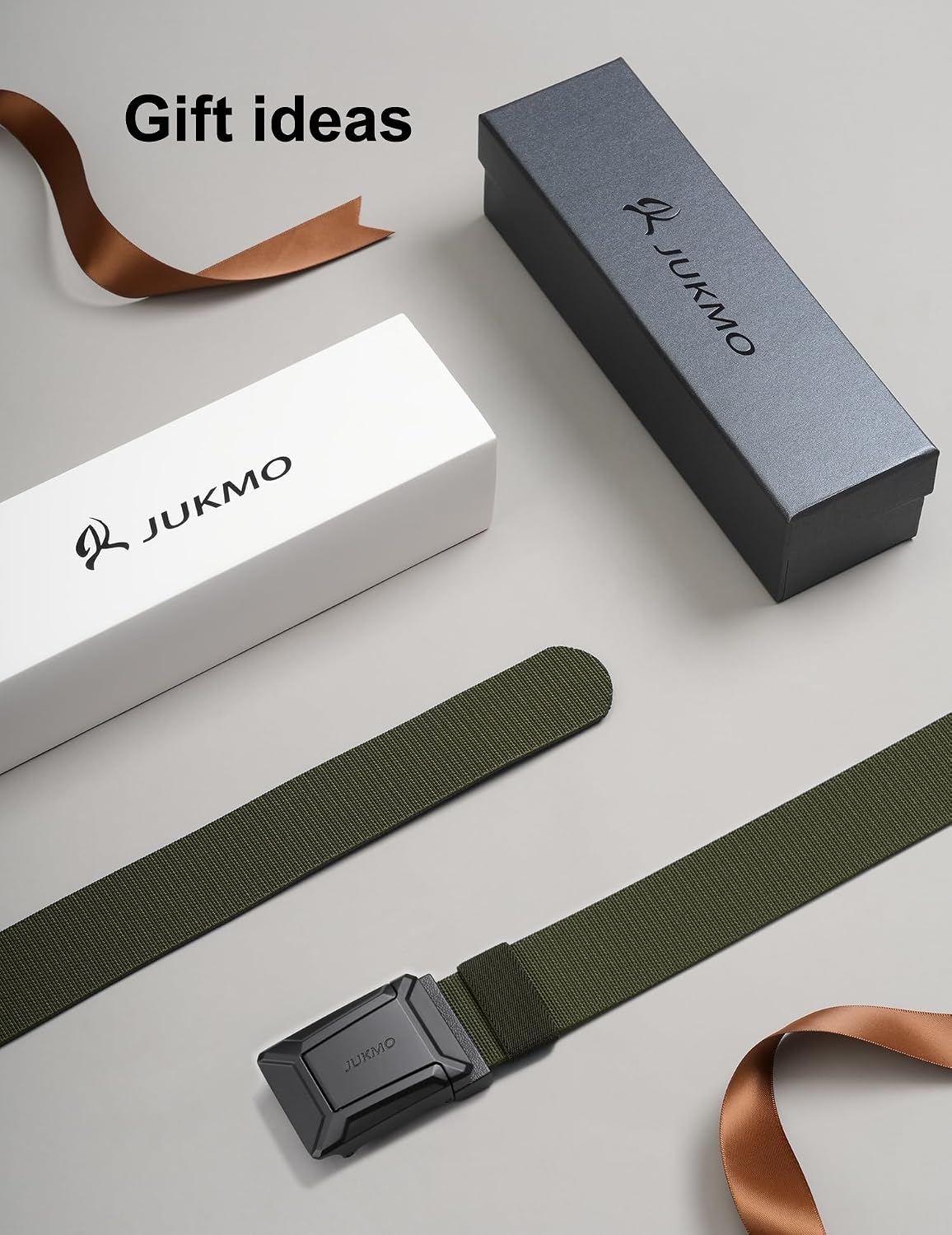 JUKMO - Cinturón táctico elástico para hombres, cinturón rigger mil...