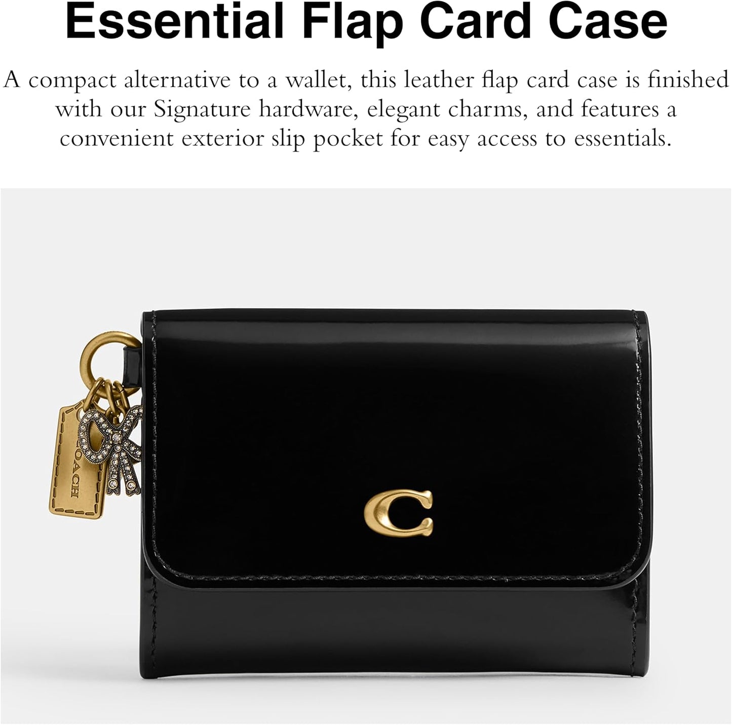 Bolsa de Cartera Coach para Mujer con Tapa Essential