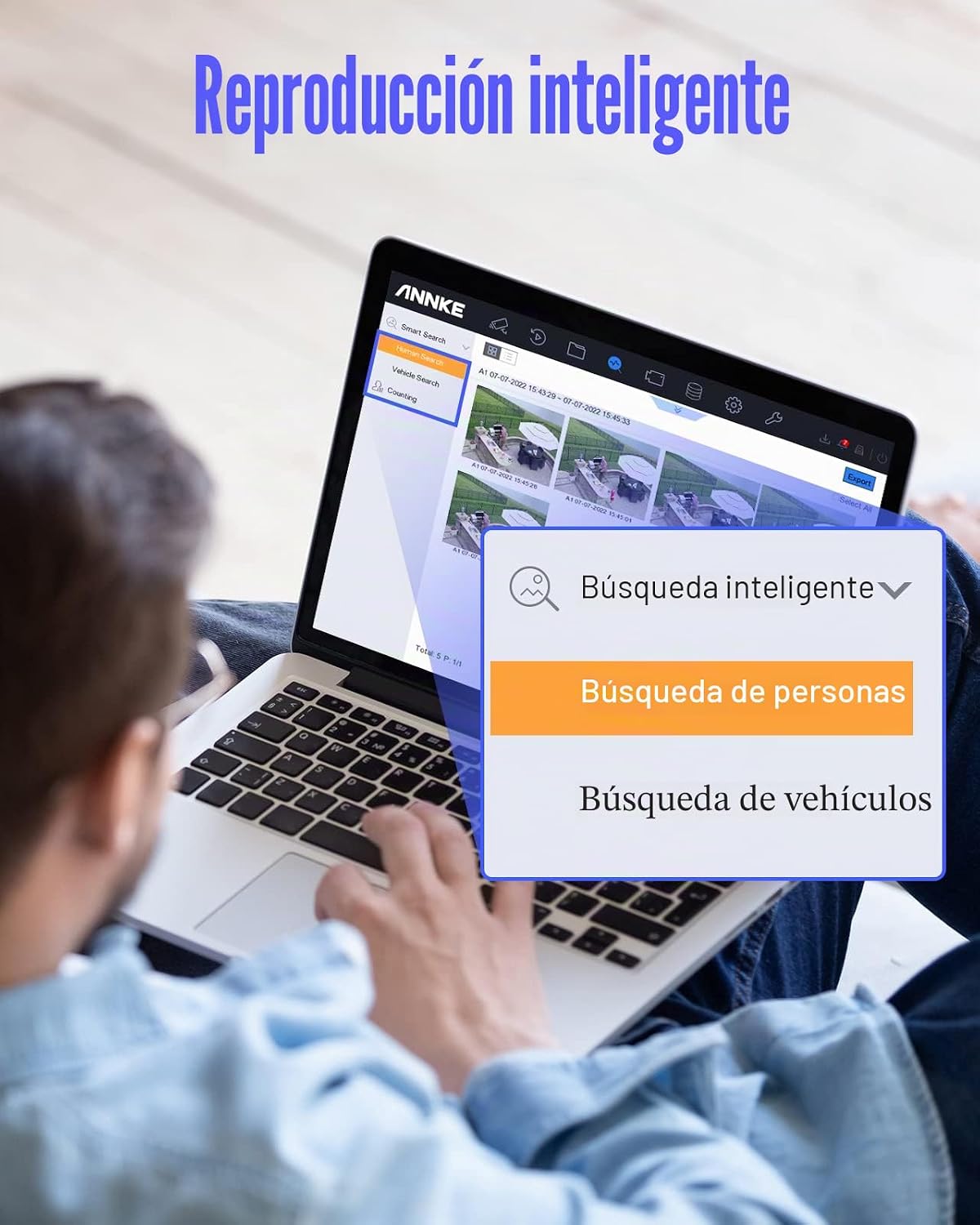ANNKE Grabadora de video de seguridad de 5MP Lite de 16 canales con...