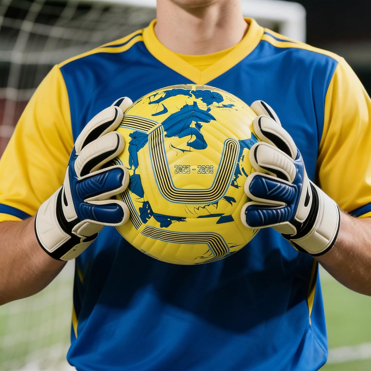 CWBCWB Balón de fútbol tamaño 5 para adultos y jóvenes, pelota de e...
