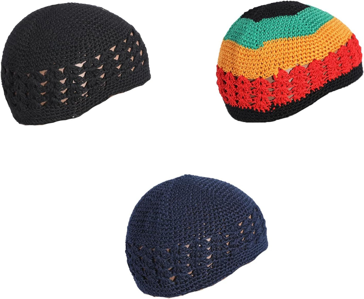 Gorros unisex de algodón de primera calidad para tejer calavera, go...