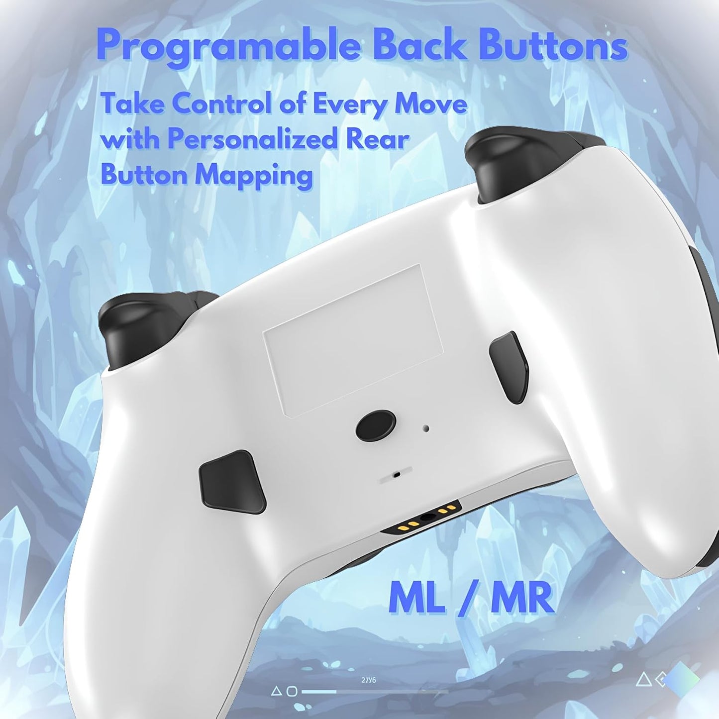 Mando inalámbrico GioMay Pro compatible con joysticks de efecto Hal...