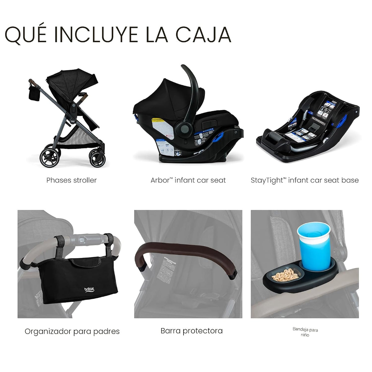 Britax Sistema de viaje Phases con asiento infantil Arbor \u2014 Ra...
