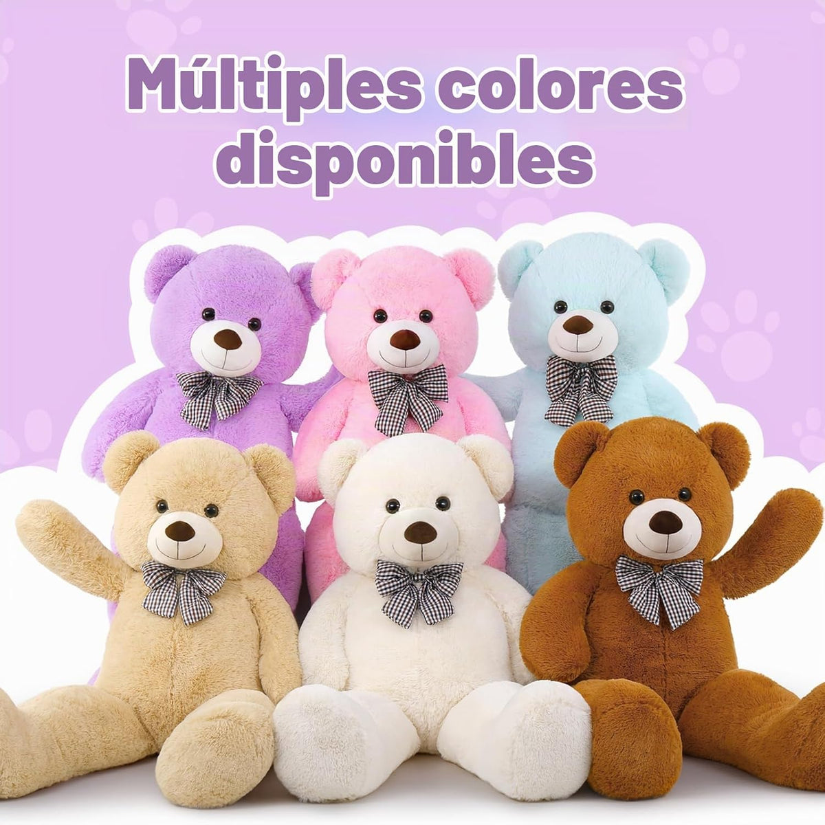 MaoGoLan Oso de Peluche Gigante de 4 Pies, Adorable y Tierno Gran O...