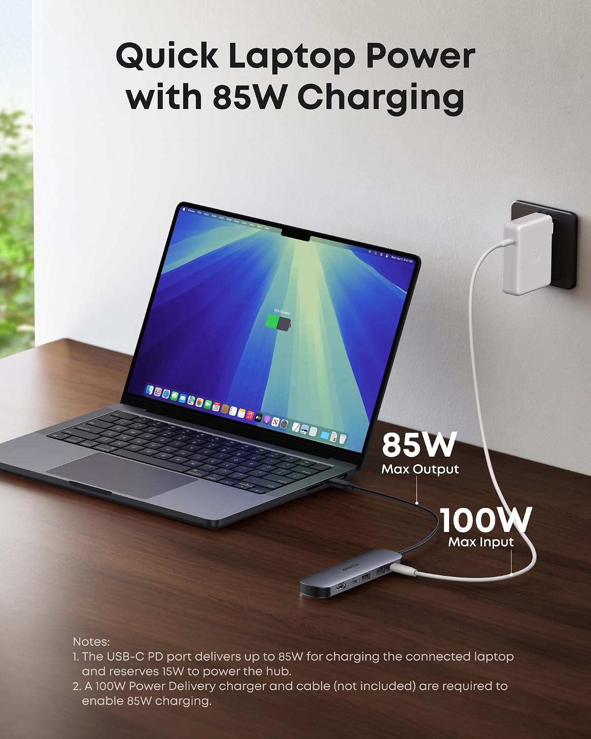 Anker Hub USB C, adaptador USB multipuerto 7 en 1, divisor USBC a H...