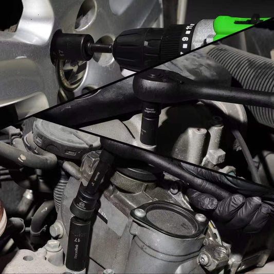 TecoTek Juego de llaves de vaso Dr. Impact de 1\/4 y 3\/8 pulgadas,...