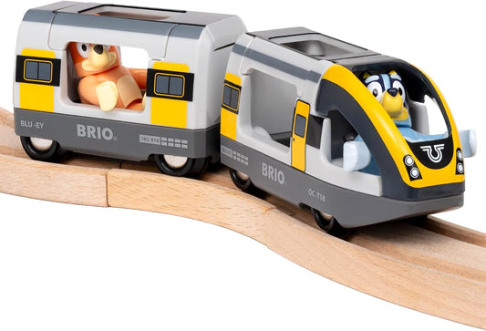 BRIO World Bluey Train Set \u2013 Juego de ferrocarril de madera co...