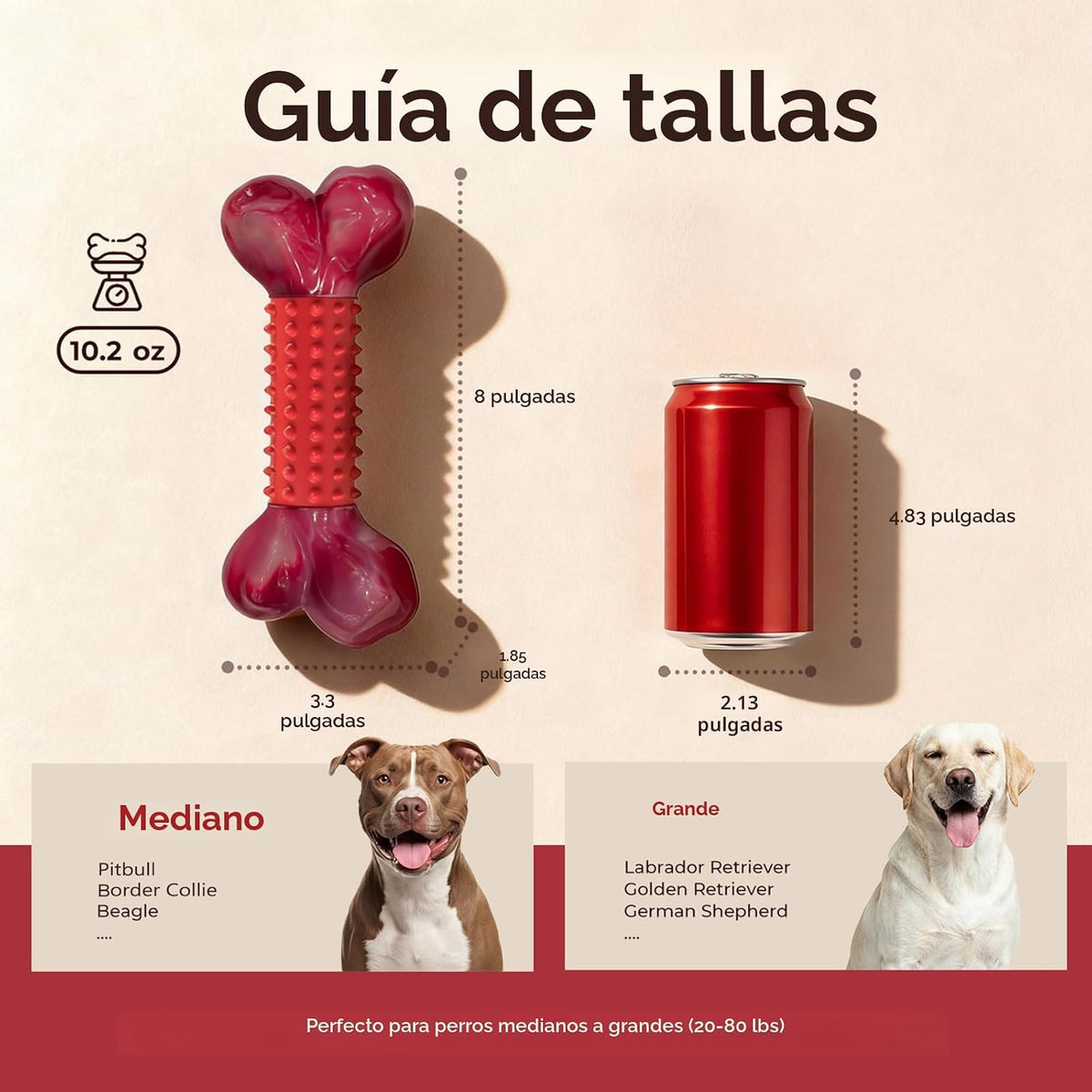 Apasiri Juguetes resistentes para perros masticadores agresivos Sab...