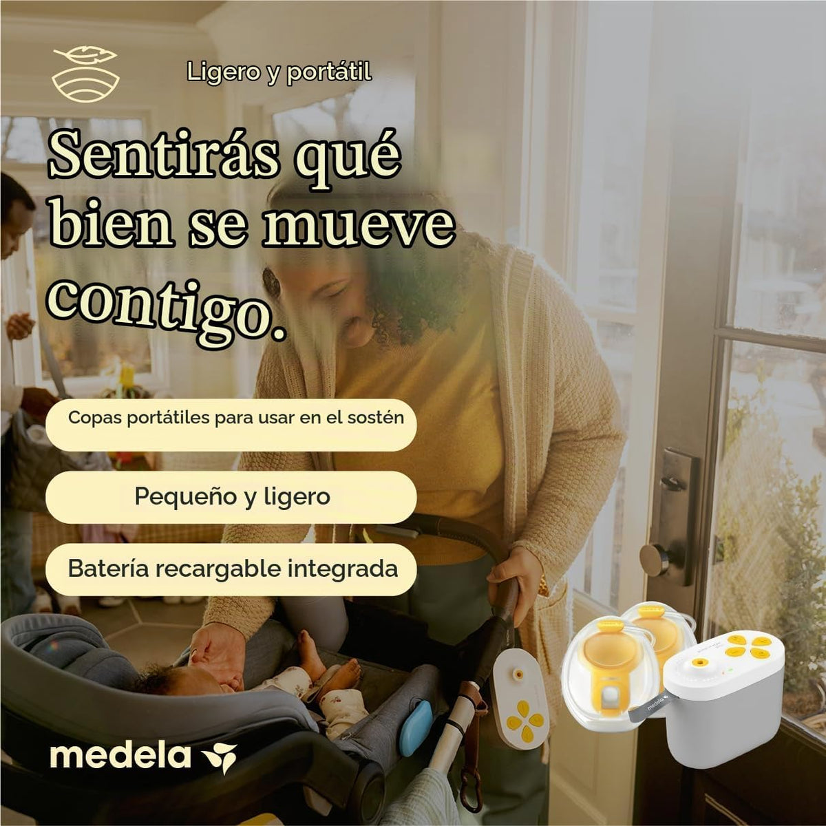 Medela Pump in Style Pro+ Extractor de leche eléctrico manos libres...