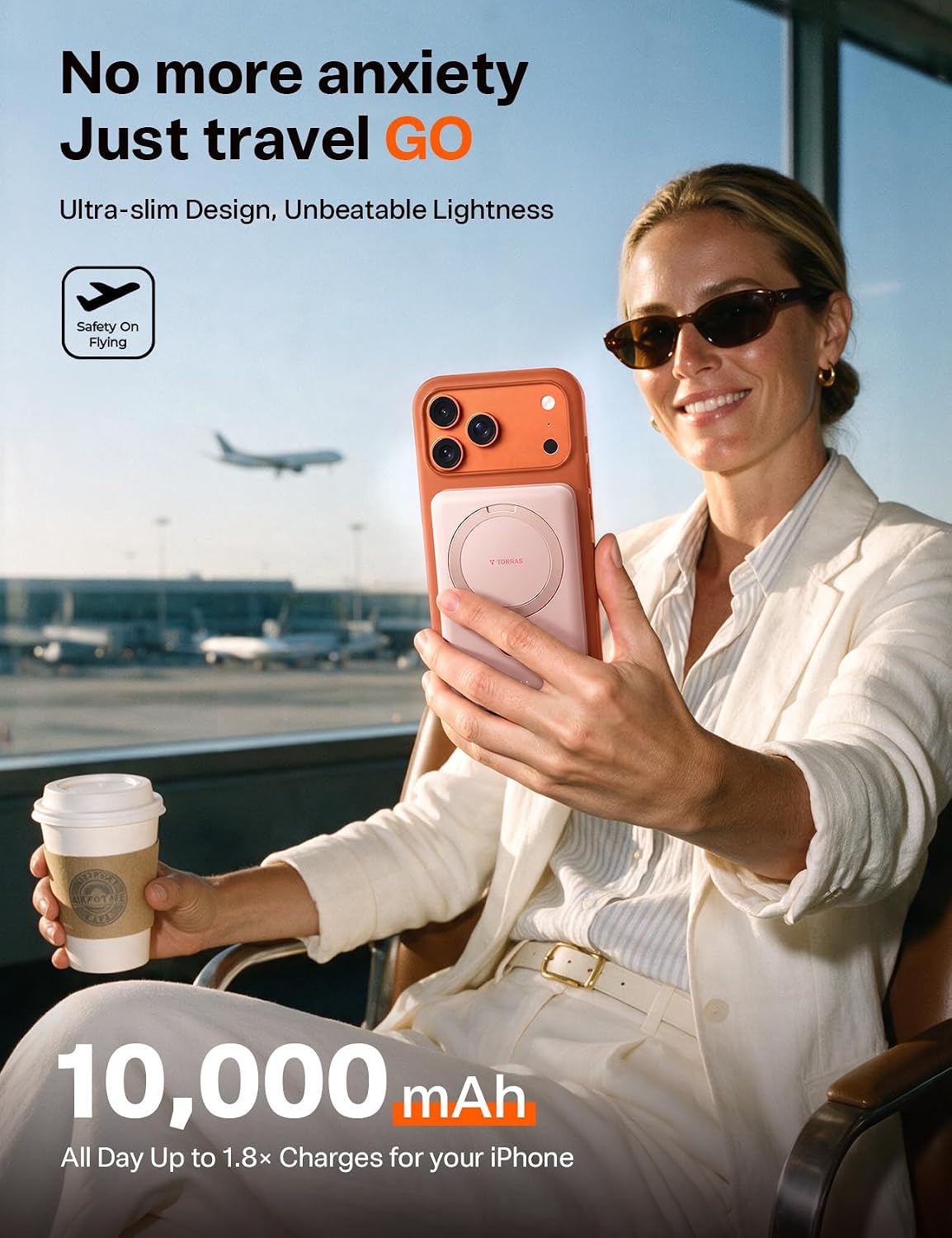 TORRAS EasyGo - Banco de energía cargador portátil magnético de 100...