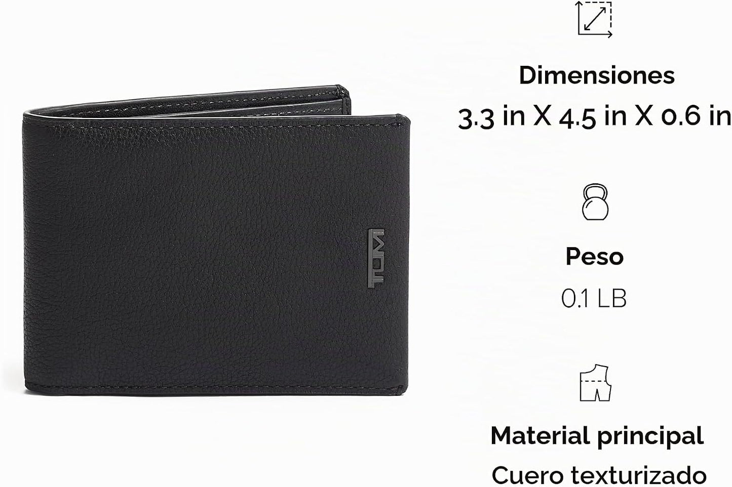 TUMI, Negro en relieve, Talla única