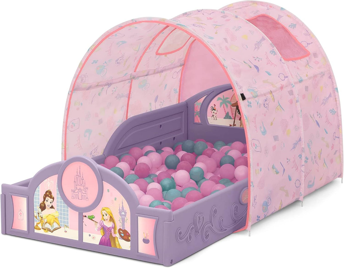 Delta Children - Cama para dormir y jugar de Disney Princesa para n...