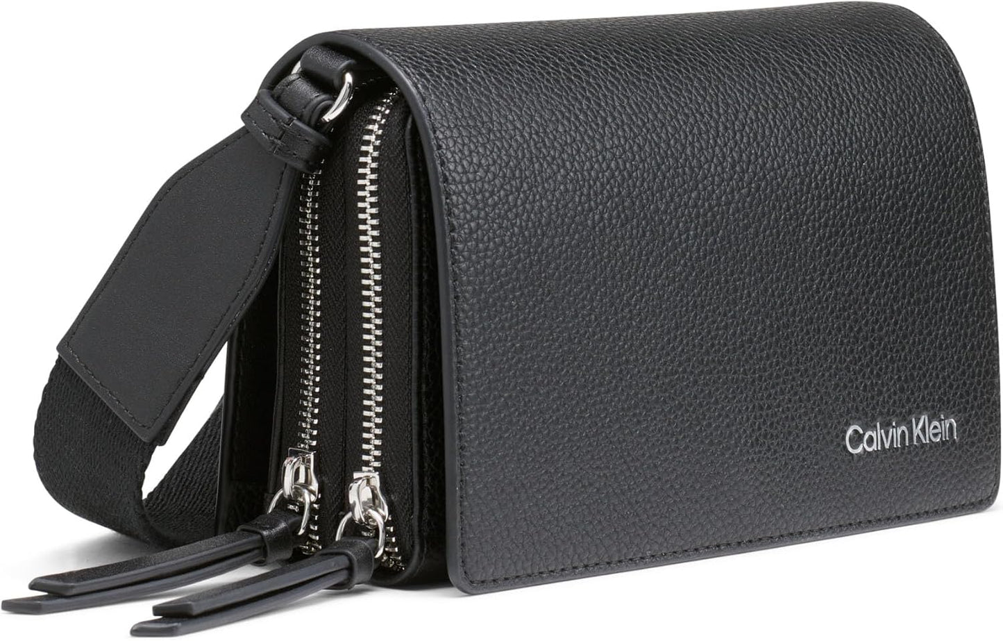 Calvin Klein Bolso bandolera Millie con triple compartimento para m...