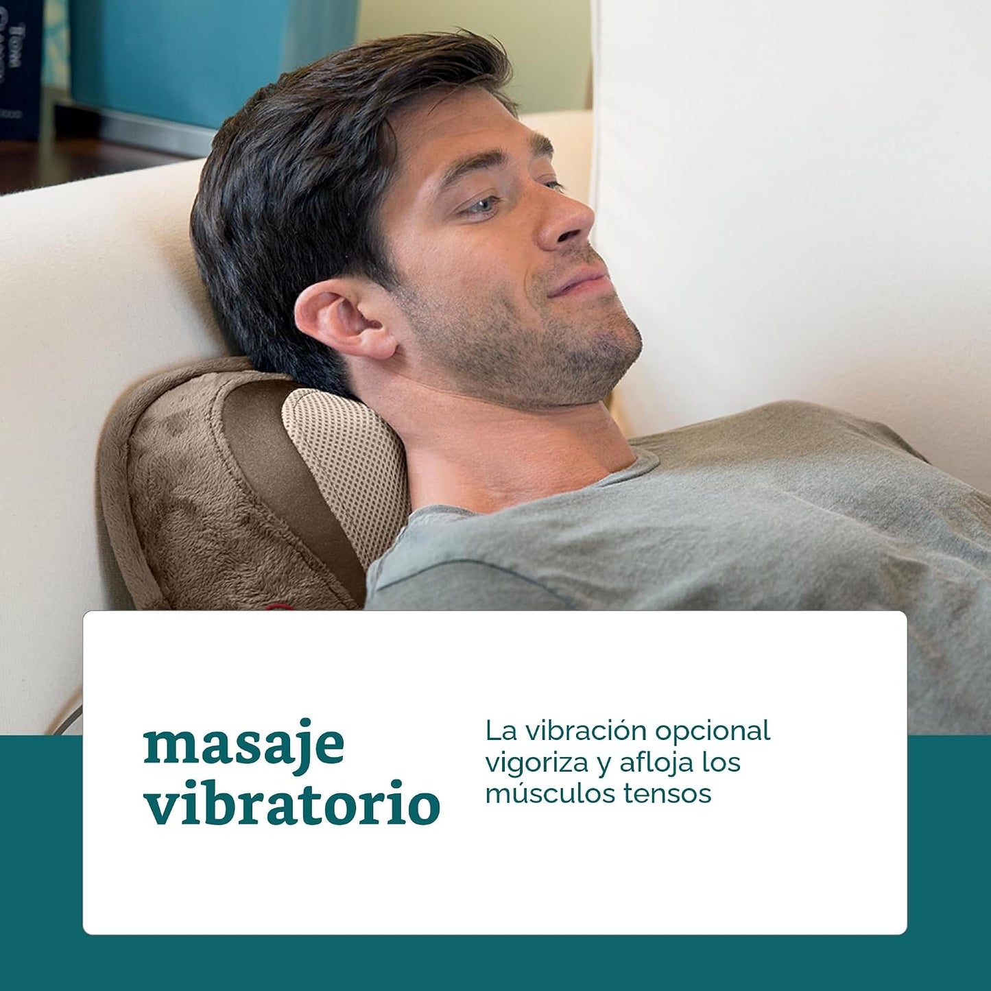 HoMedics Almohada de Masaje Shiatsu 3D de Cuerpo Completo con Vibra...