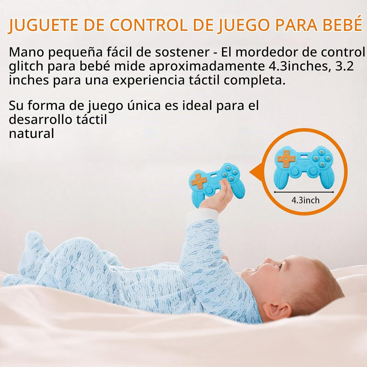 Juguetes de dentición con control remoto de juego para bebés de 0-6...