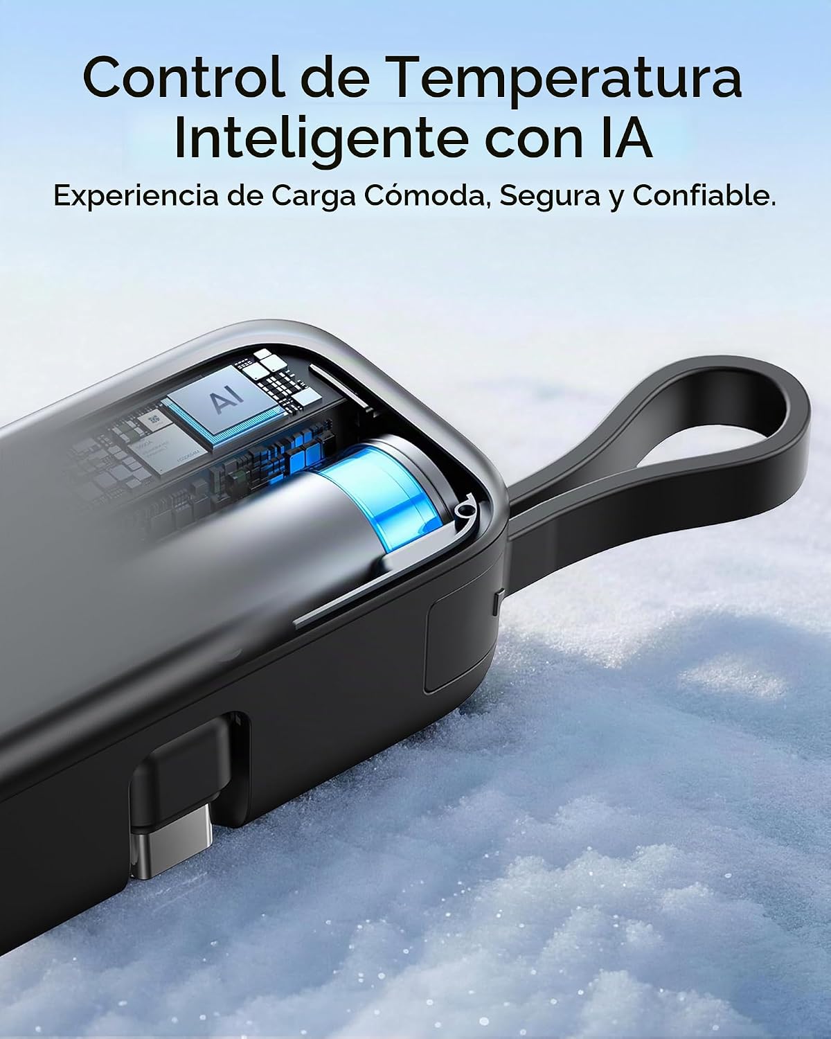 MOMAX Cargador portátil, 5000 mAh pequeño banco de energía PD 20 W...
