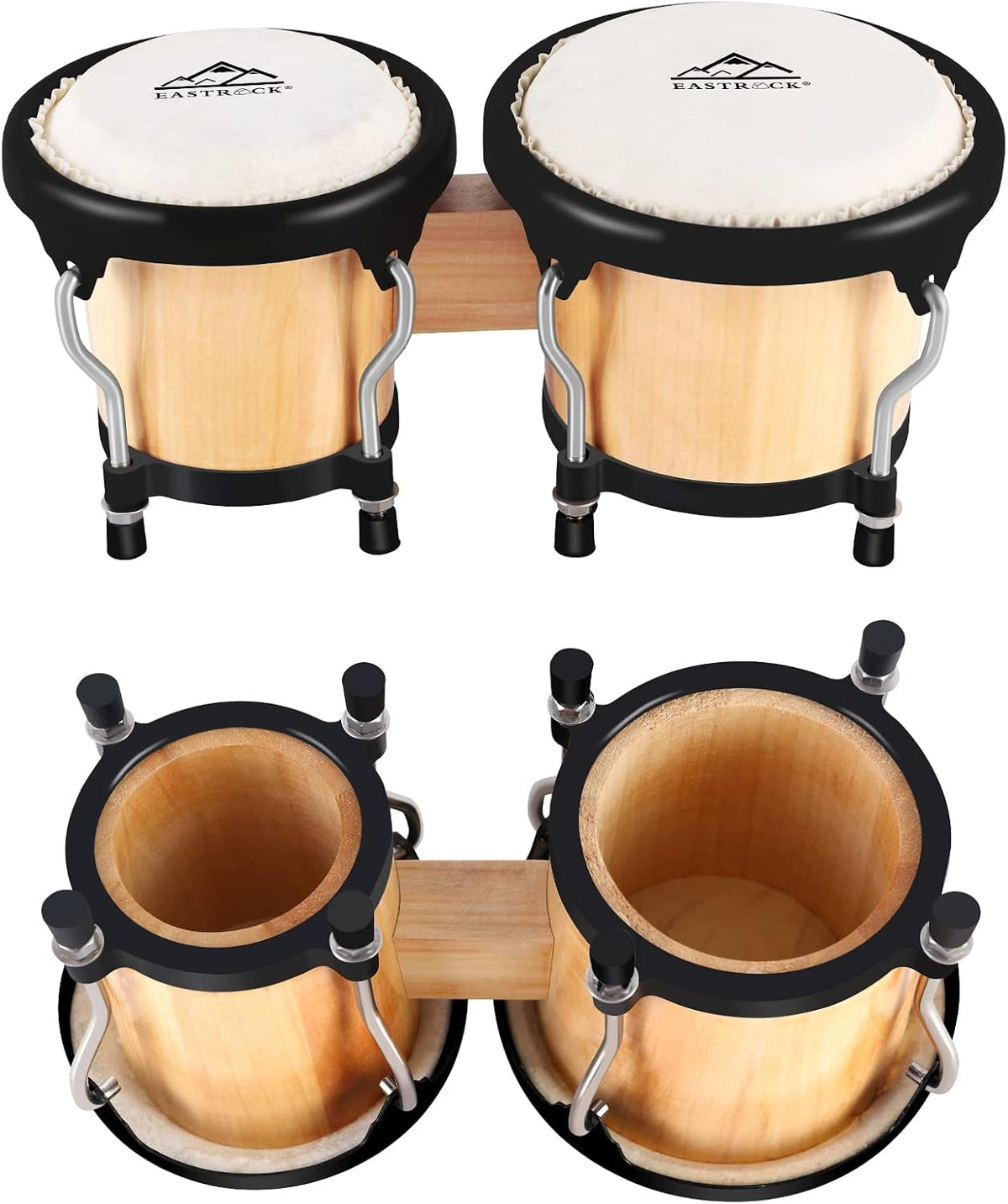 EastRock Bongo - Juego de tambor de 4 y 5 pulgadas para adultos, pr...