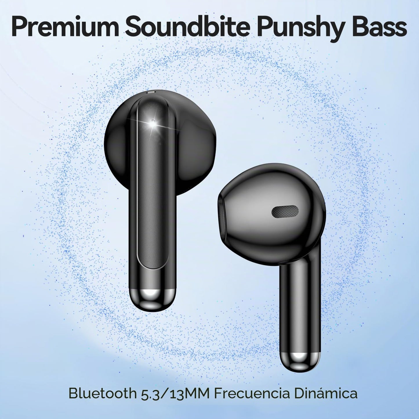 Auriculares inalámbricos, Bluetooth de 5.4 pulgadas, auriculares in...